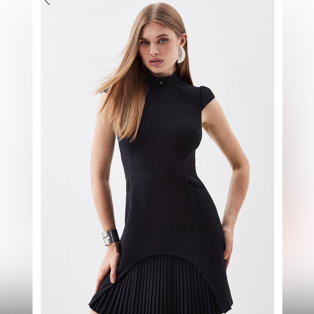 Karen Millen Military Tailored Mini Dress